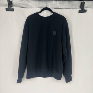 rag & bone Men's black fleece pullover